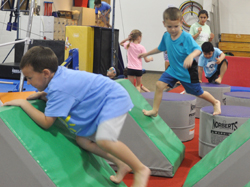 Jr. Warrior obstacle course