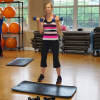 New online workout schedule starting Monday, June 8th. Woman strength training