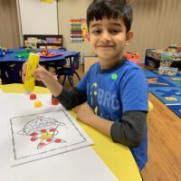 Summer Camp Open House January 2020 A future camper at Summer Camp Open House